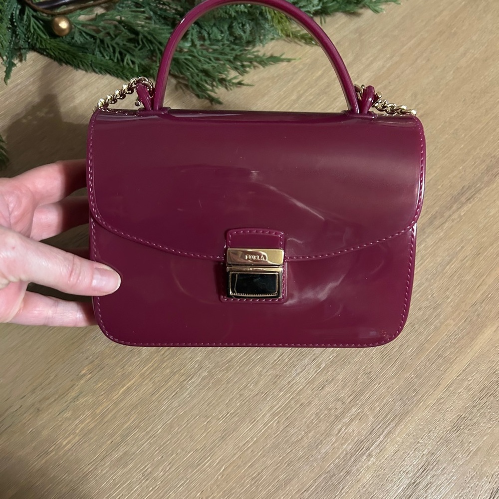 Furla Mini Bag in Deep Burgundy